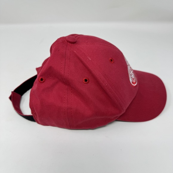 Detroit Red Wings Hat Cap Strap Back Mens Red NHL Hockey One‎ Size - Picture 2 of 5